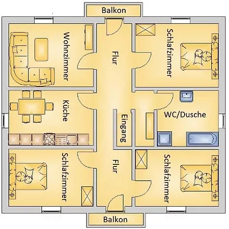 Apartment's Haus Tegischer Apartmán
